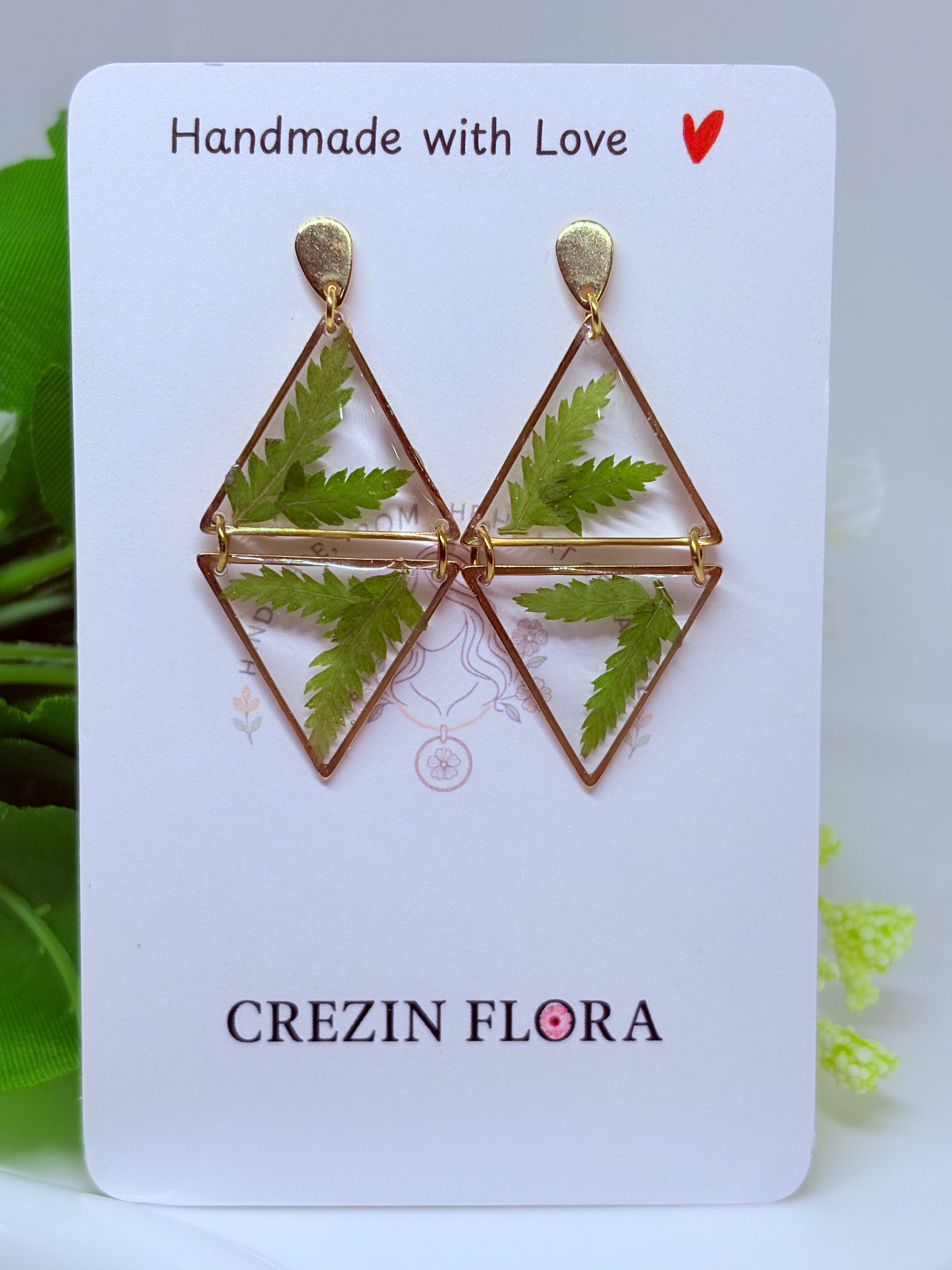 Fern Diamond Earrings